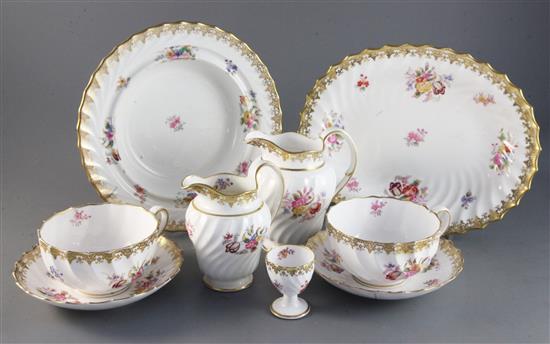 A Copeland Spode 84-piece breakfast service